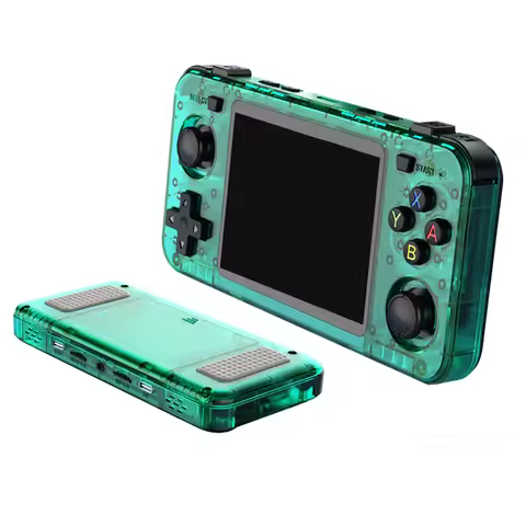 15000+ Ready Games! 3.5" IPS Retro Handheld Console RK3326, 3000mAh Long Play original ARKOS Blue 64