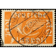 German Antique Stamp 1922 Air Mail Deutsches Reich Flugpost 10 Pf