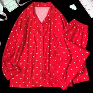 Xiyuyi hình trái tim dễ thương in tại nhà cho nữ com lê thoải mái