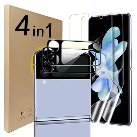 Flip4 Flip3 HD Screen Protector Hydrogel Film Lens Camera Tempered Glass For Samsung Galaxy Z Flip 3