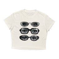 Baby Tee y2k Glasses