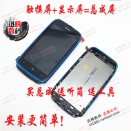 Nokia 610 Original Display 610C Touch Screen lumia 610 Assembly Screen 610 Frame Back Cover