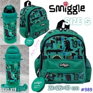 HIJAU Children's Smiggle Bag With Green Dinosaur Motif/Children's Sling Bag For Kindergarten School Smiggle Boy Dino Girl Motif For Boys