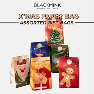 Christmas Gift Bag | 6 pcs set with Free stickers | Paper Bag | Xmas paper bag | wrapper