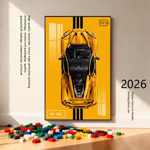 Display Wallboard Suitable for LEGO 42172 P1 Technic building block car model lego technics holder W