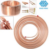 [Loose Cut / Feet]  1/4", 3/8", 1/2", 5/8"  Pure Copper Pipe / Copper Tube / Air Cond Pipe / Paip Te