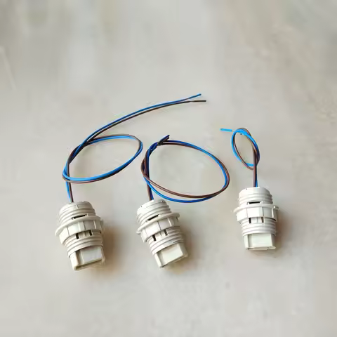 G9 Type Ceramic Lampholder with Back Cover 250V 2A Halogen Lamp Base Socket for Lighting Fixtures