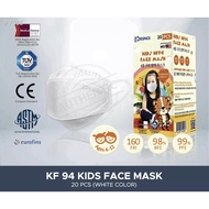 (hotRAYA 2022 SPECIAL Respack KF94 CHILDREN Surgical Face Mask 20s Approved by KFDA, FDA, MDA