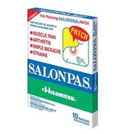 SALONPAS PAIN RELIEVING 10 PATCHES/box