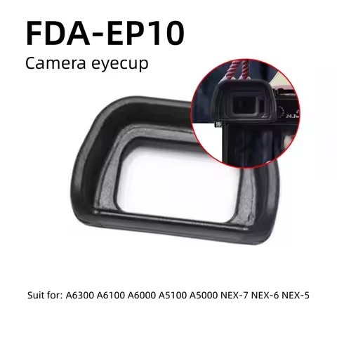 Hard Plastic FDA-EP10 Eyecup Viewfinder Replacement for Sony A6300 A6100 A6000 A5100 A5000 NEX-7 NEX
