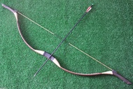 zzuus 40Lbs/45Lbs/50Lbs Handmade Recurve Bow 52" Attila Mongolian Longbow Chinese for Archery Huntin