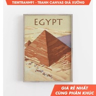 Wall paintings, Egypt Wall Art, Great Pyramids Print, Egypt Travel Poster, Vintage Poster Art, free 