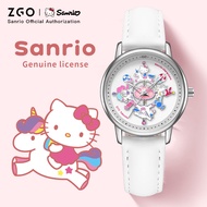 ZGO x Sanrio Women's Student Watch Scratch-Resistant Mirror Comfortable Strap Waterproof Creative Bi
