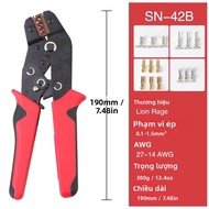 SN-42B Siết Kìm Uốn Dây Điện Dụng Cụ Đóng Đnh Cho PH2.54/Dupont 2.54/2.8/3.0/3.96/4.8/KF2510/JST Nhà