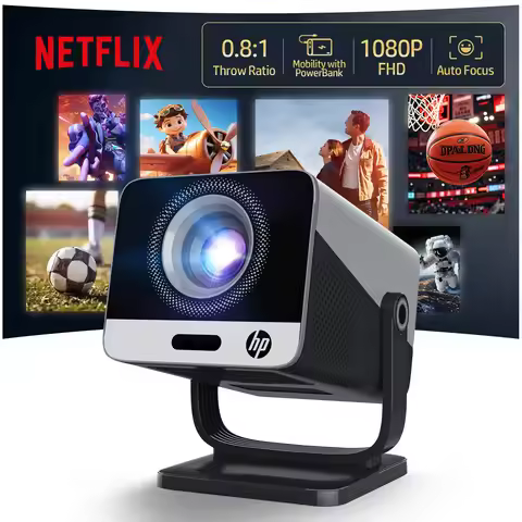 HP MC475 Projector Netflix license FHD 108P Allwinner H726 Android 14 Dual Wifi6 BT5.4 Home Cinema B