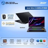 Acer Notebook Nitro 5, 15.6'', AN515-47-R02X (Black Red) Ryzen 5-7535HS/8GB/512GB/RTX3050 4GB/W11/BP