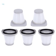 Vonl 5 Pack Vacuum Cleaner Filter Washable Filter Plastic Vacuum Filter Vacuum Cleaner Replacement f