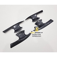 Bộ ốp tay nắm, ốp hõm cửa xe vân Carbon Honda CR-V, CRV 2018-2020