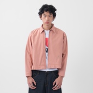 Faded Baby Pink Work Jacket by Money Alter Casual/ Jacket