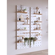 Solid Wood Wire-Wrap Board Wall Shelf Wooden Wall Shelf Shelf Storage Rack Wall Shelf