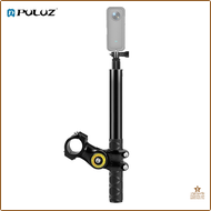 [oqianb] PULUZ Selfie Stick for Insta360 DJI GoPro Motorcycle Bicycle Handlebar Fixture Mount Camera