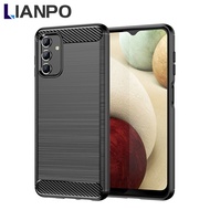 LIANPO For Samsung Galaxy A04s Samsung Galaxy A04e Samsung Galaxy A04 Phone Case Armor Carbon Fiber 