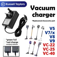Russell Taylors Cordless Vacuum Charger Battery Charging Adapter for V5 / V7 / V8 / V9 / VC-22 / VC-