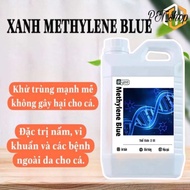Xanh Methylene Blue + Thuốc Tím combo phòng và đặc trị các bệnh ngoài da ở cá cảnh.
