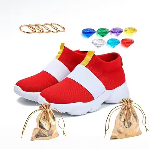 Sonic Shoes For Boys Kids Sonic Zapatillas Sonic Red Sonic Shoes For Kids Boys Girls Cartoon Anime S