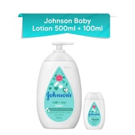 Johnson's Baby Milk + Rice Lotion 500ml FOC 100ml