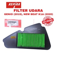 GENIO 2019 NEW air Filter BEAT K1A 2020 H2-17210-K0J-1710 ORIGINAL ASPIRA