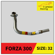 คอท่อ Honda FORZA 300 🔩 Stainless steel แท้ เกรด 304 หนา: 1.2 มิลลิเมตร Size 28 m.m. ราคา 600 บาท