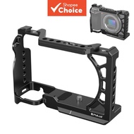 New arrival For Sony A6500 / A6400 / A6300 / A6000 PULUZ Metal Camera Cage Expansion Mount Stabilize