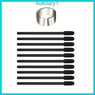 KOKO 10pcs Felt Pen Replacement Pen Tips With Clip For PTK470 PTK670 DTH135 PTK870