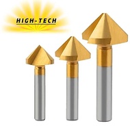 Chamfering Cutter Countersink Drill bit HSS-M35-Co harden taper90° 3 flute