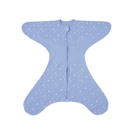 GROWNSY Transitional Swaddle Sleep Sack 6-12 Months, Starfish Design Baby Swaddle Sack, Dual-Zipper 