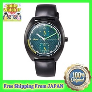 Seiko Watch Alba Fusion 90's Retro Future Corruption Color Taste Green Table Curve Hardlex Everyday Life Reinforcement Waterproof 10 Ax AFSK403 Black　Microfibre cloth set High quality Original Authentic watches Free Shipping From JAPAN