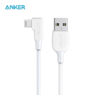 Anker USB-A to 90 Degree Lightning Cable (3 ft) MFi Certified Compatible for iPhone SE 11 ProXXSXR 8
