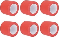 uxcell 6 Pcs 2 Inch Wide 14 Yards Red Masking Tape Painters Tape Rolls for Home Office Commercial Co