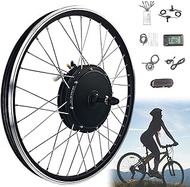 Home Office Conversion kit for e-bike 20/24/26/27.5/28/29/700c e-bike kit e-bike conversion kit e-bike front wheel conversion kit e-bike kit pedelec electric bike with LCD Display 48V/350W-700c (Colo