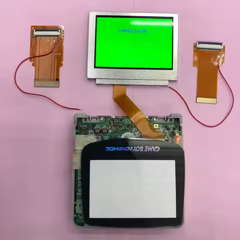 For GameBoy Advance LCD Screen For GBA SP AGS 101 Highlit Screen LCD Backlit Brighter with 40pin/32p