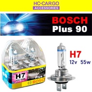 Bosch Halogen Light Plus 90 H7 Headlight Bulb 55w for 12v