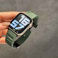 Bộ dây đeo silicon cho Apple Watch S10 9 8 7 6 5 SE 44/45mm 42mm 46mm 49mm