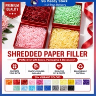 【SG Seller】 ️ 10g/pack Box Filler Raffia Paper Shreds Packing Material Shredded Paper Box Filler Nat