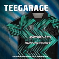 AMG MOTORSPORT RETRO COLLAR SUBLIMATION JERSEY XS-8XL