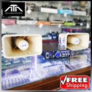 ชุดรถประกาศ ในชุดประกอบด้วย แอมป์ ( MKC 100BT ) + ( HORN 39 2 ตัว ) กระจายเสียง ประกาศข่าว ขายของ รา