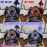 COVERSET EXCITER RC 2016 LC135 V4 V5 V6 V7 EXCITER RC MERAH RC BIRU PURPLE MAGICBOY TAMPAL