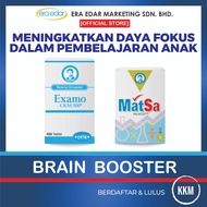 1 Vitamin Otak Pelajar EXAMO CKM 500 | Supplement Fokus Study & Exam Boost Memory Students