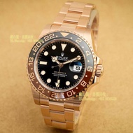 【藏山閣】全港多間實體門市 免費上門 免費鑒定 ROLEX 勞力士 格林尼治型 II GMT-MASTER II 126715CHNR-0001 玫瑰金沙士圈 全金 大沙 沙示圈 ROOT BEER 