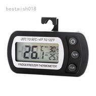 BWH LCD Fridge Freezer Digital Thermometer Wireless Indoor Thermometer With Magnetic For Home Restaurants Bars Cafes